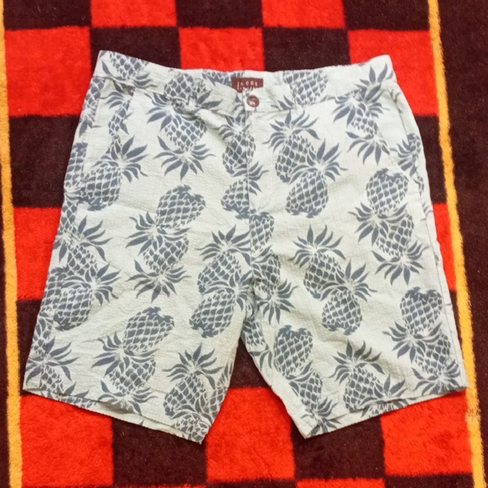Jachs New York Pineapple Print Shorts